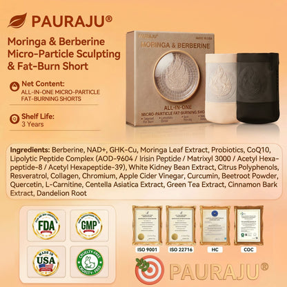 PAURAJU®🌵💖 30-Min All-in-One Micro-Particle Fat-Burning Shorts✅Ignites deep microcirculation to melt fat, flush toxins, and reverse metabolic aging.