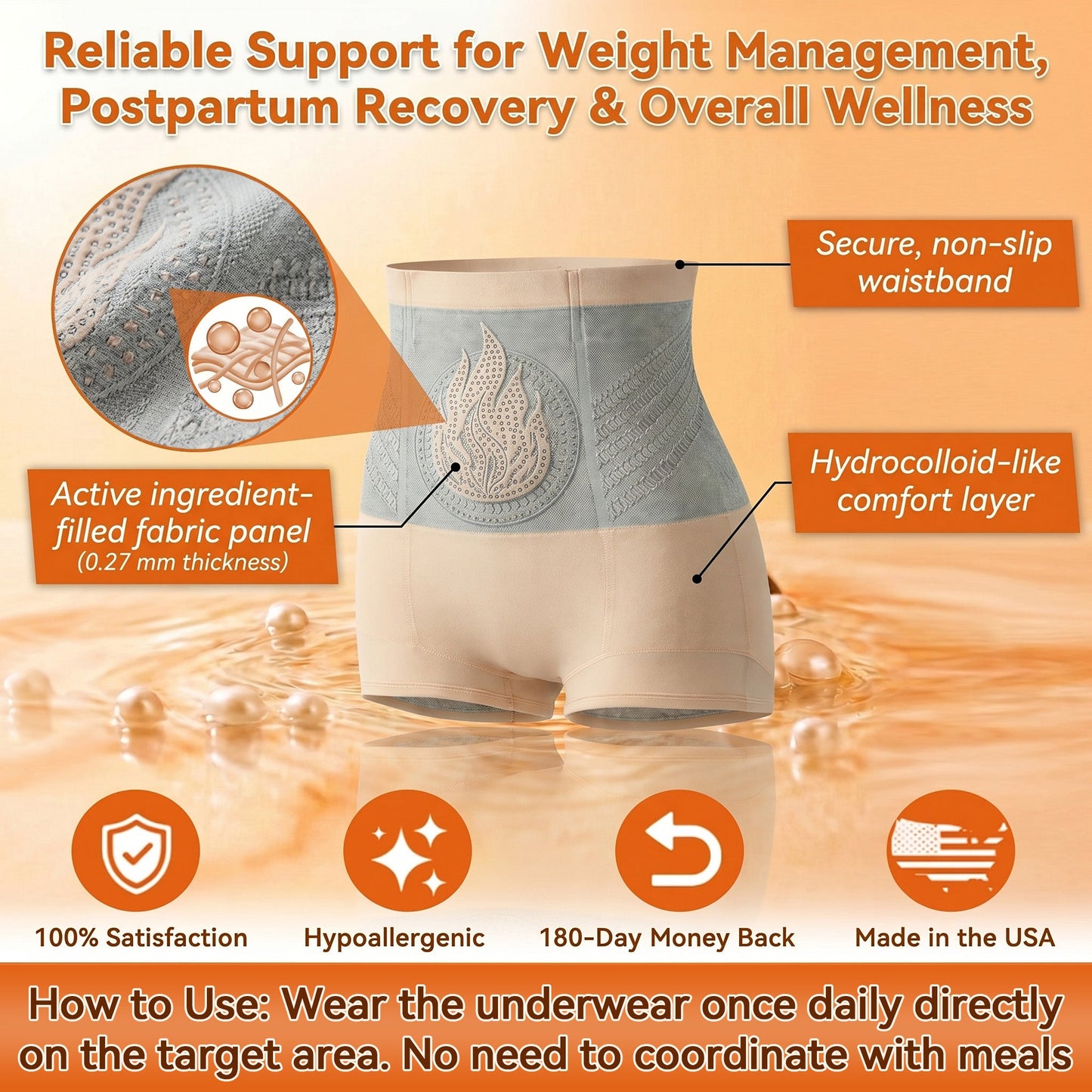 PAURAJU®🌵💖 30-Min All-in-One Micro-Particle Fat-Burning Shorts✅Ignites deep microcirculation to melt fat, flush toxins, and reverse metabolic aging.