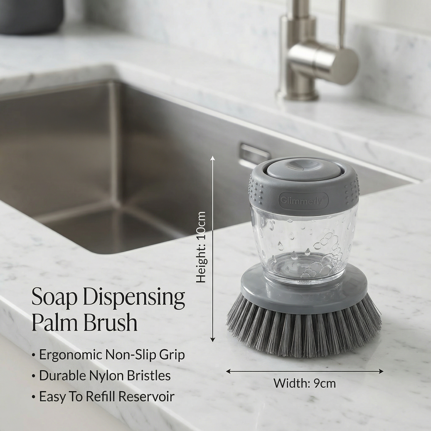 Kitchen Soap Pump Brush    已改 美