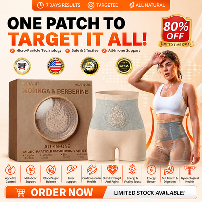 PAURAJU®🌵💖 30-Min All-in-One Micro-Particle Fat-Burning Shorts✅Ignites deep microcirculation to melt fat, flush toxins, and reverse metabolic aging.